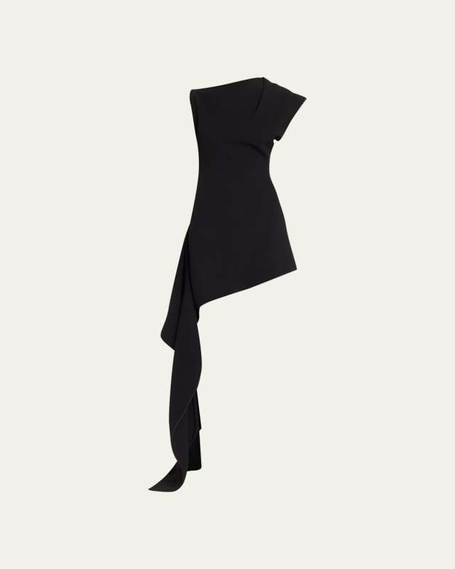 Indicative Asymmetric Cut-Away Dress